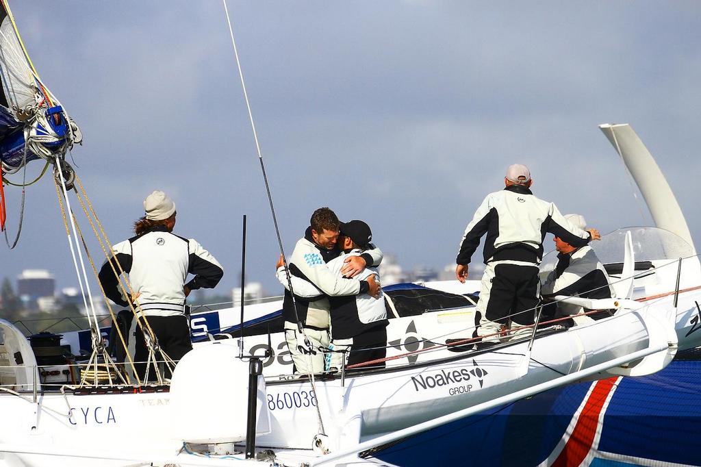 Congratulations on board  - Team Australia finish Trans-Tasman record run © Richard Gladwell www.photosport.co.nz